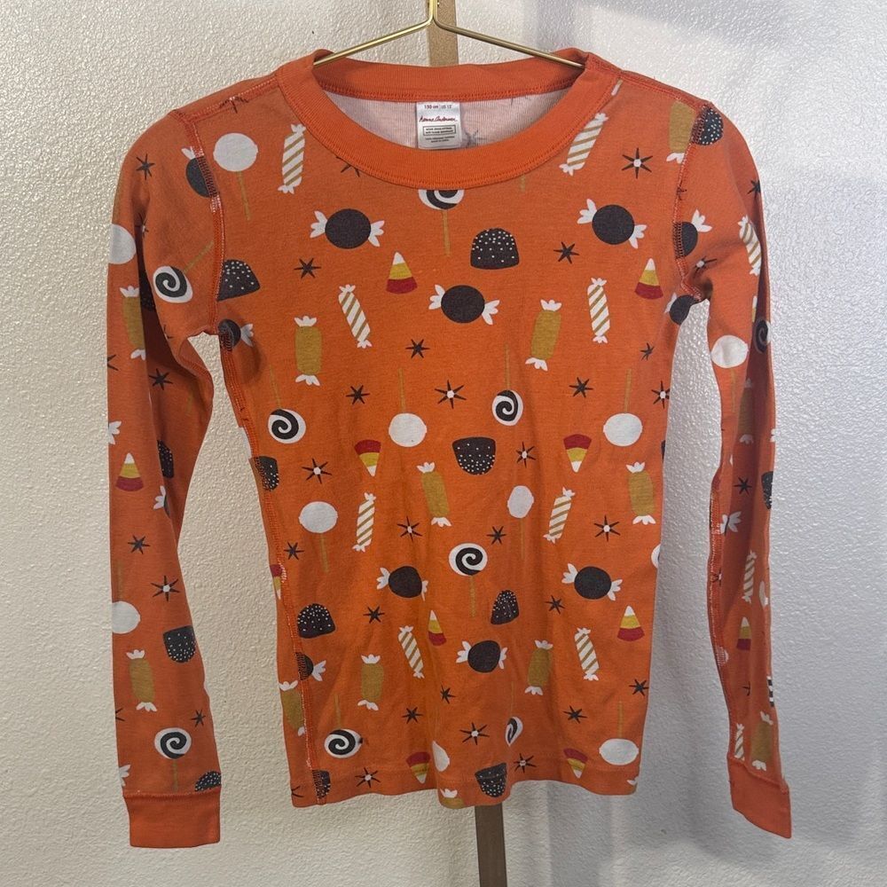 Hanna Andersson -Halloween candy print Long Sleeve Tee- Size 12